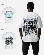 G West Mens Electrical Einstein Oversized Tee G West