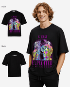 G WEST Exploited Oversized T-Shirt Mens G West