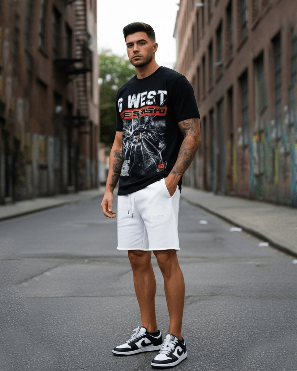 G West Fake World Tee & Short Set G West