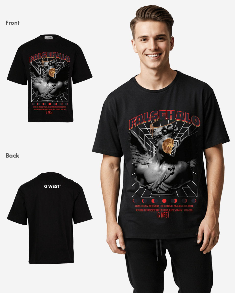G WEST FALSEHALO OVERSIZED T-Shirt Mens G West