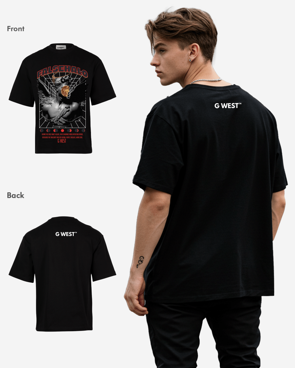 G WEST FALSEHALO OVERSIZED T-Shirt Mens G West