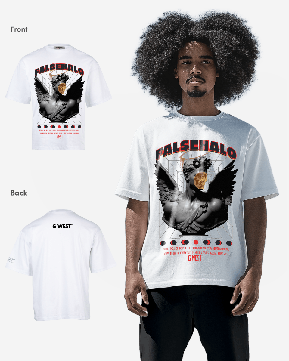 G WEST FALSEHALO OVERSIZED T-Shirt Mens G West