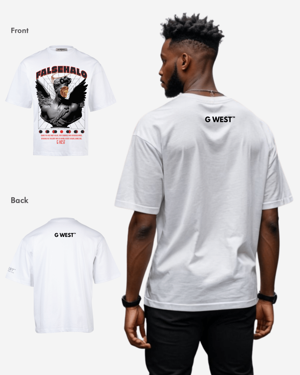 G WEST FALSEHALO OVERSIZED T-Shirt Mens G West