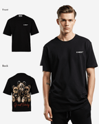 G West Mens Family Black Oversized  Tee G West