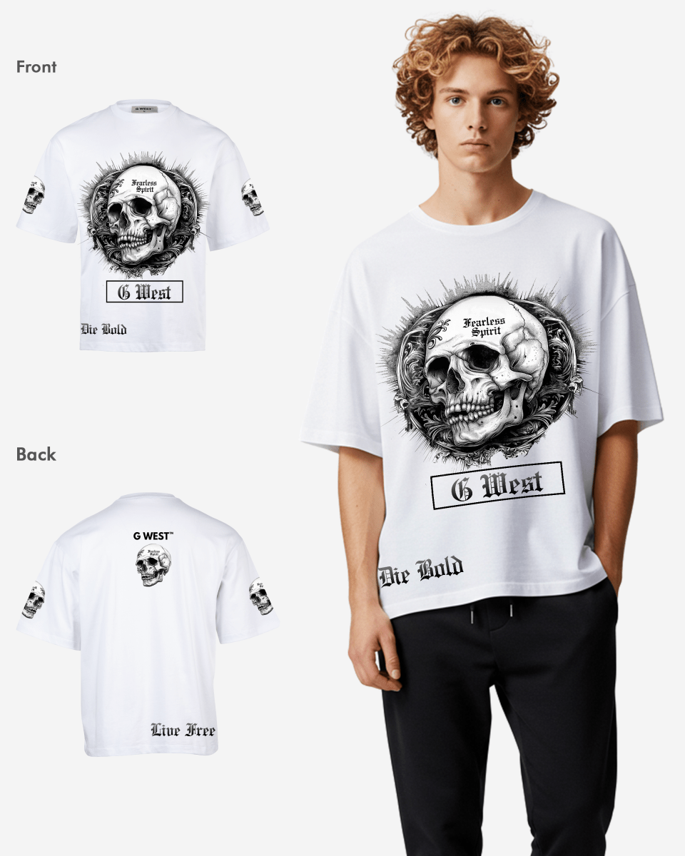 G West Fearless Spirit Oversized T-Shirt Mens G West