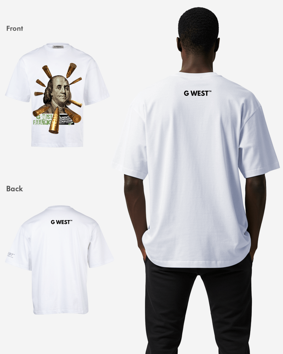 G WEST FEELING OVERSIZED T-Shirt Mens G West
