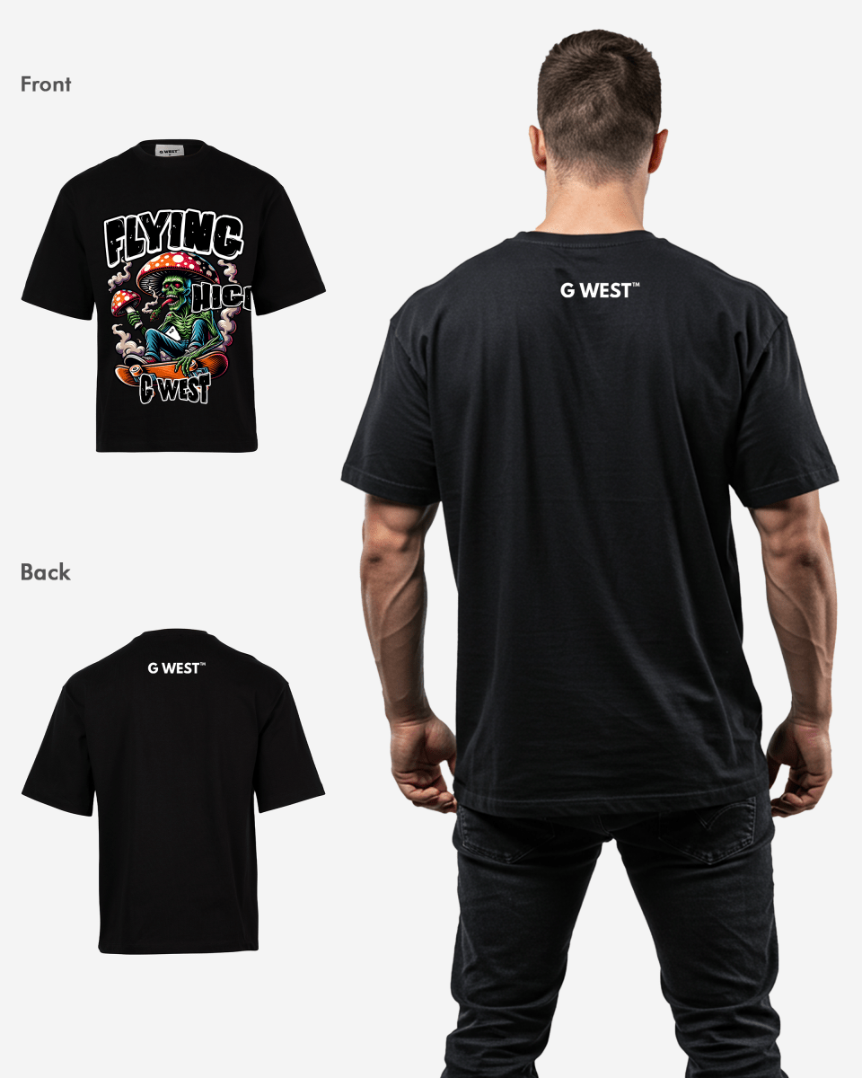 G WEST FLYING HIGH OVERSIZED T-Shirt Mens G West