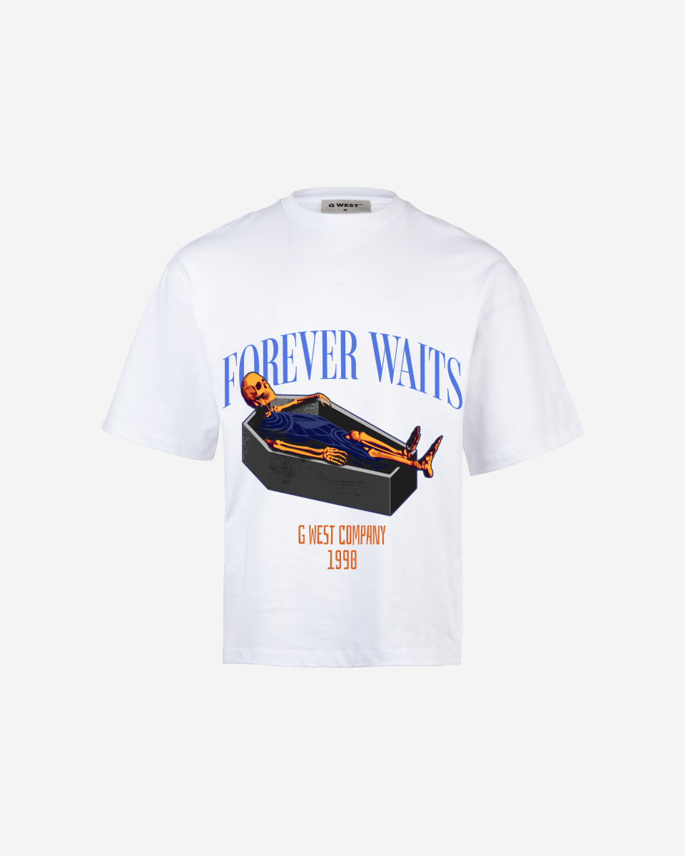 G WEST Forever Waits Oversized T-Shirt Mens G West