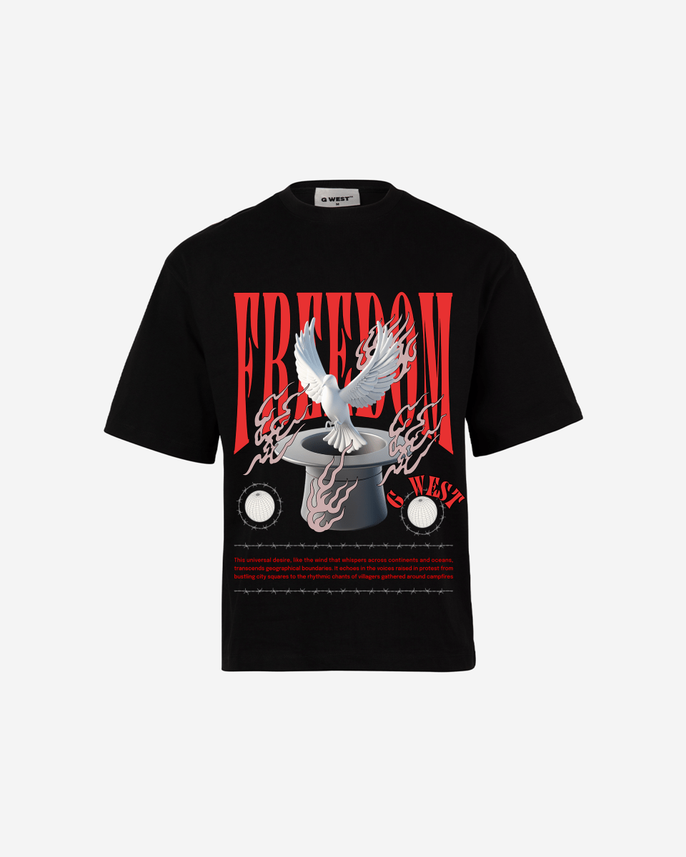 G WEST FREEDOM OVERSIZED T-Shirt Mens G West