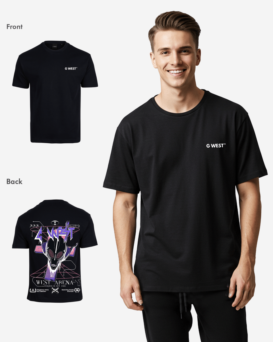 G West Future Journey Life Style Oversized T-Shirt Mens Style G West