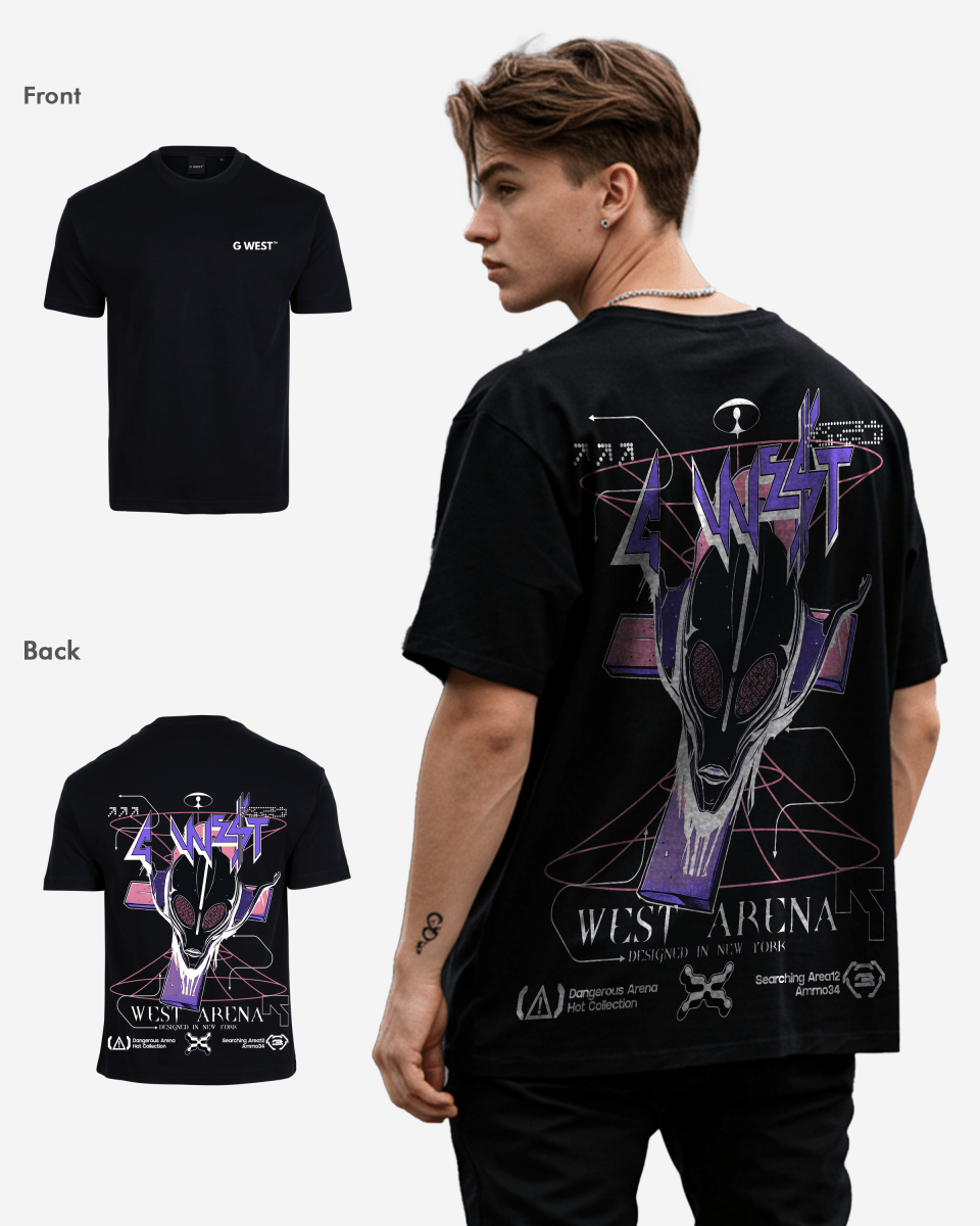 G West Future Journey Life Style Oversized T-Shirt Mens Style G West