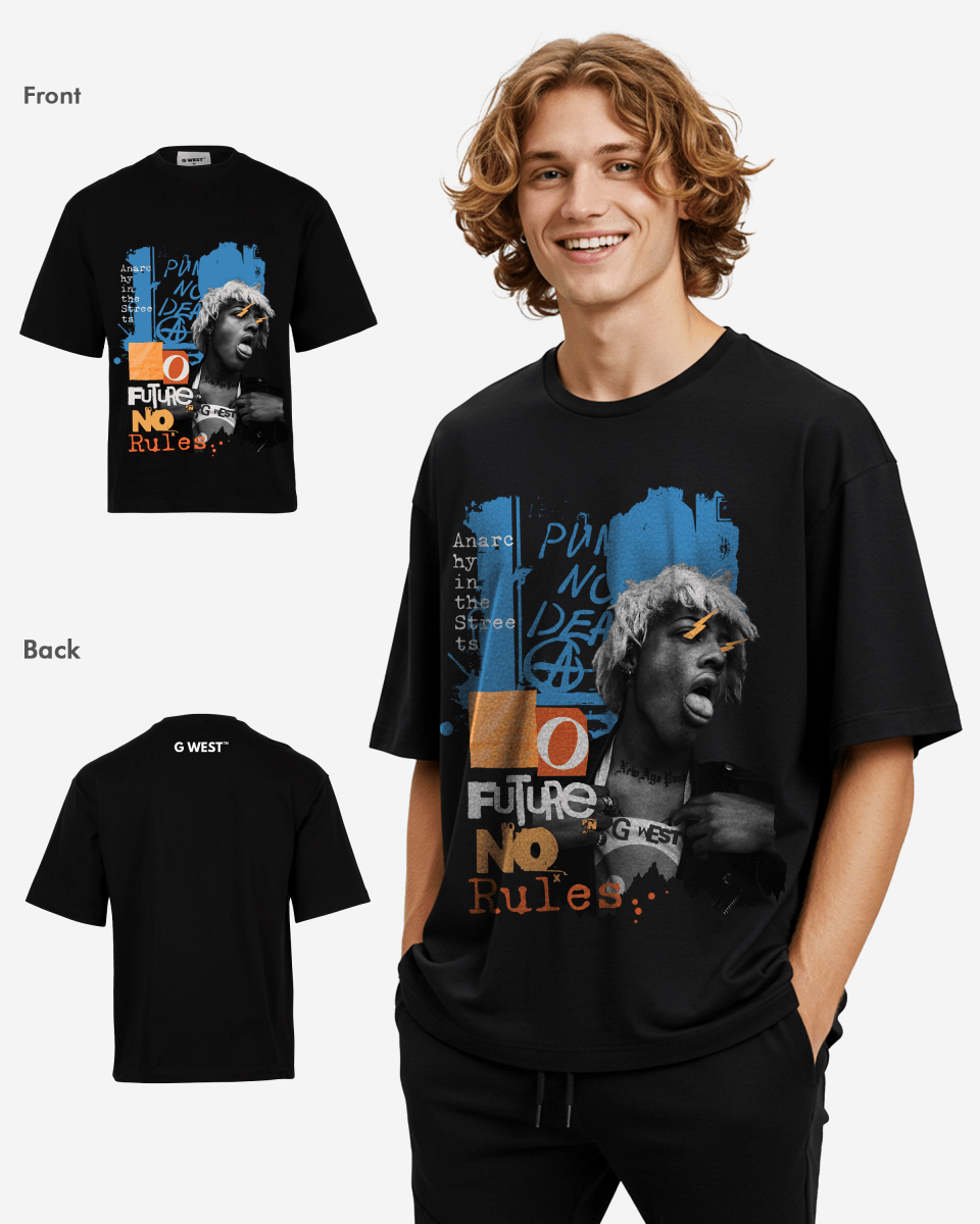 G WEST FUTURE NO RULES OVERSIZED T-Shirt Mens G West