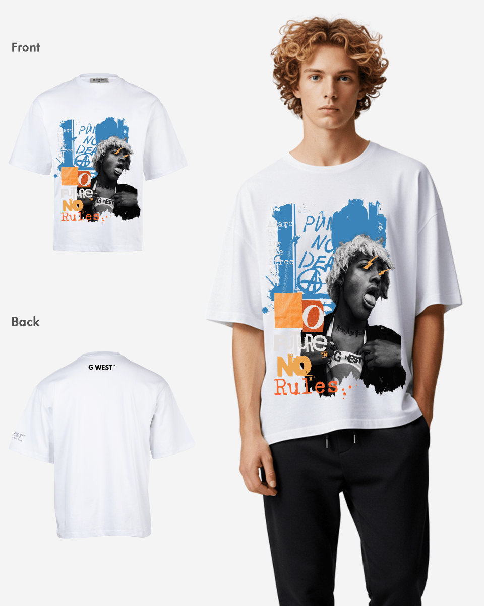 G WEST FUTURE NO RULES OVERSIZED T-Shirt Mens G West
