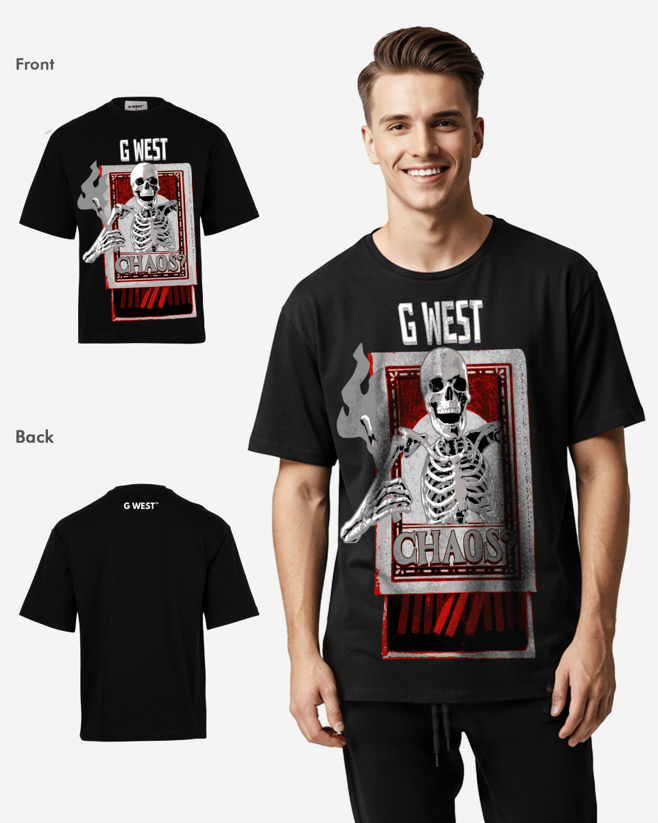 G WEST G CHAOS OVERSIZED T-Shirt Mens G West