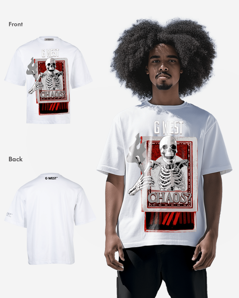 G WEST G CHAOS OVERSIZED T-Shirt Mens G West