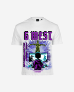 G West Game of G Baby Blue Black Oversized T-Shirt Mens G West