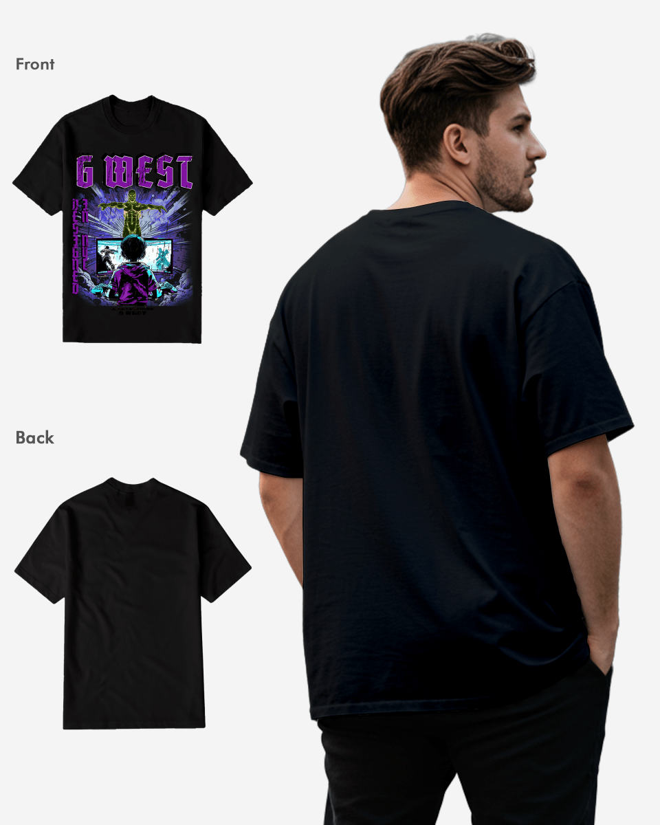 G West Game of G Purple T-Shirt Big and Tall Mens G West