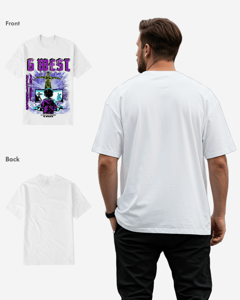 G West Game of G Purple T-Shirt Big and Tall Mens G West