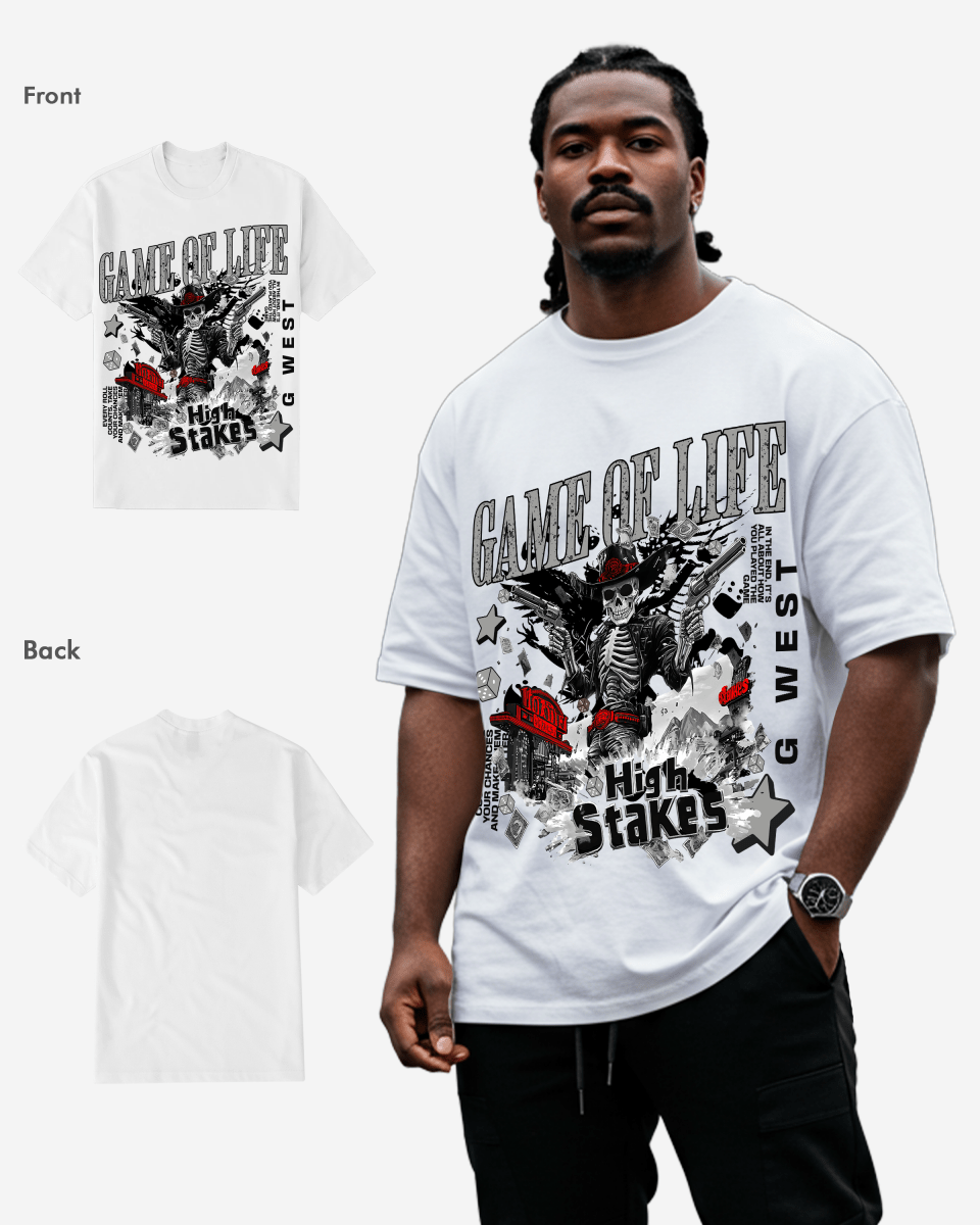G West Game Of Life T-Shirt Big and Tall Mens G West