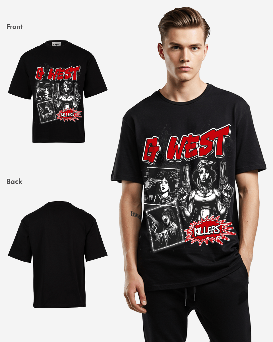 G West Gangsta Godesses Oversized Tee G West