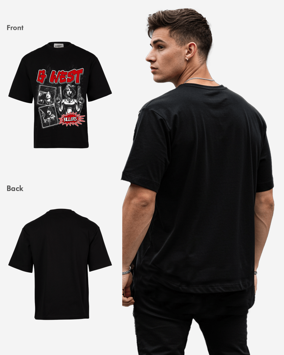 G West Gangsta Godesses Oversized Tee G West