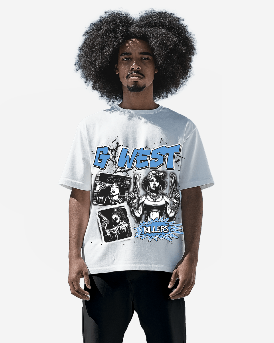 G West Gangsta Godesses Oversized Tee G West