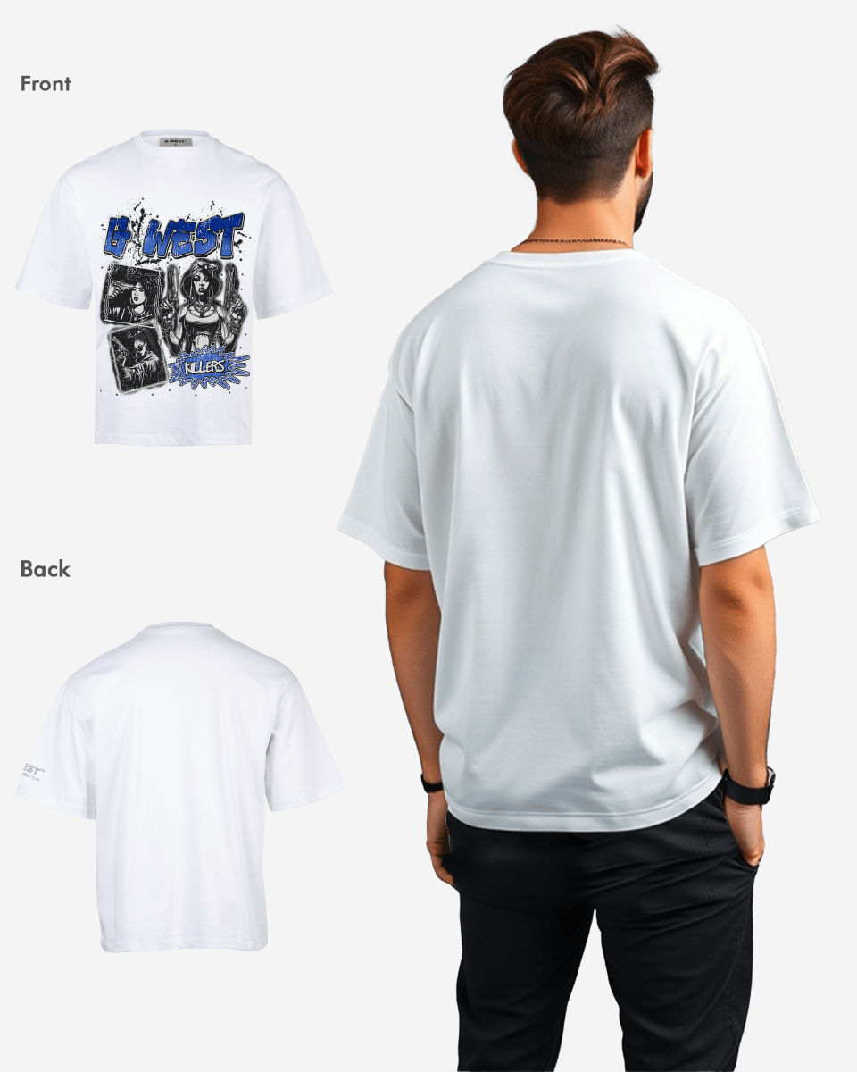 G West Gangsta Godesses Oversized Tee G West