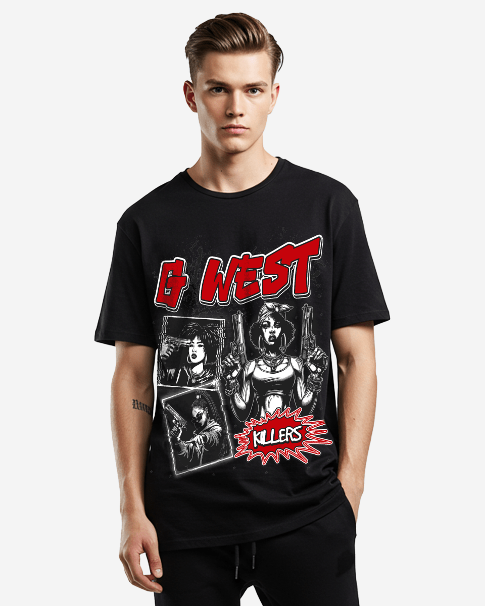 G West Gangsta Godesses Oversized Tee G West