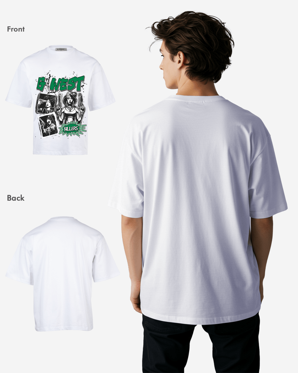 G West Gangsta Godesses Oversized Tee G West
