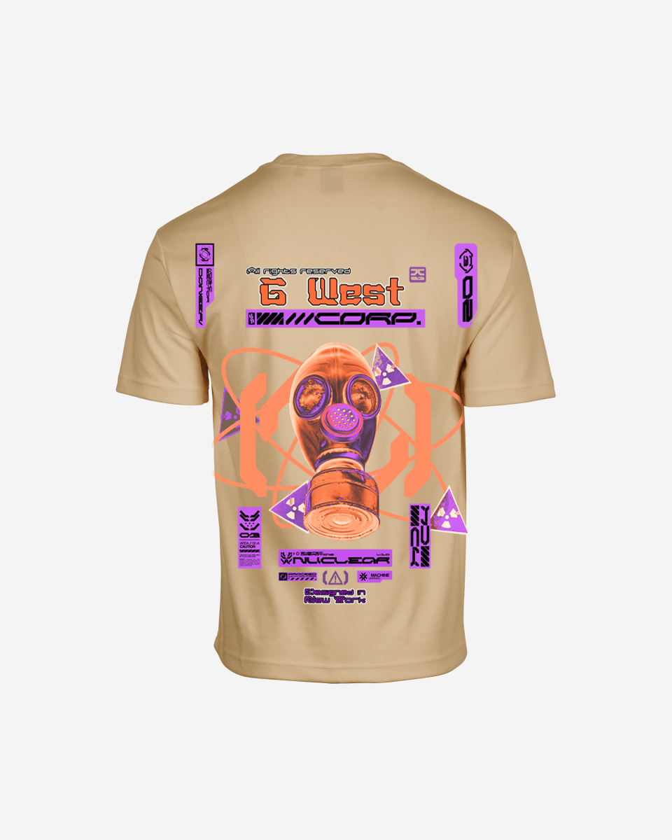 G West Gas Helmetlife Style Oversized T-Shirt Mens G West