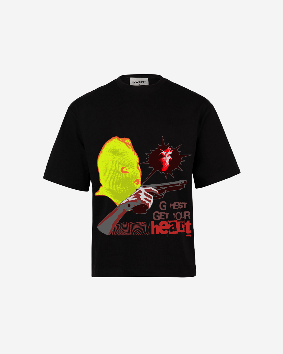 G WEST GET YOUR HEART OVERSIZED T-Shirt Mens G West