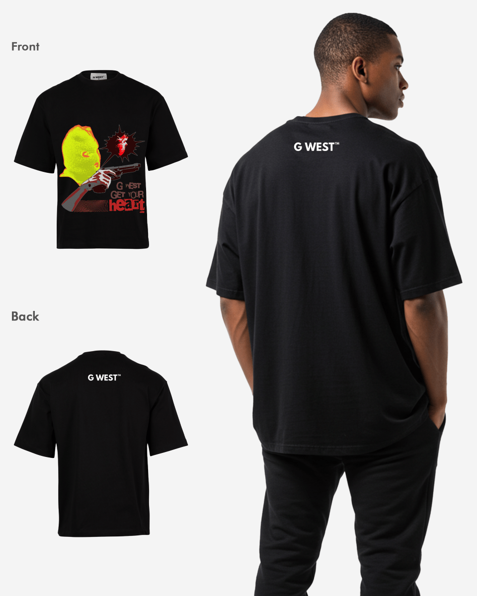 G WEST GET YOUR HEART OVERSIZED T-Shirt Mens G West