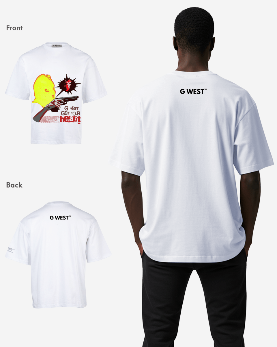 G WEST GET YOUR HEART OVERSIZED T-Shirt Mens G West