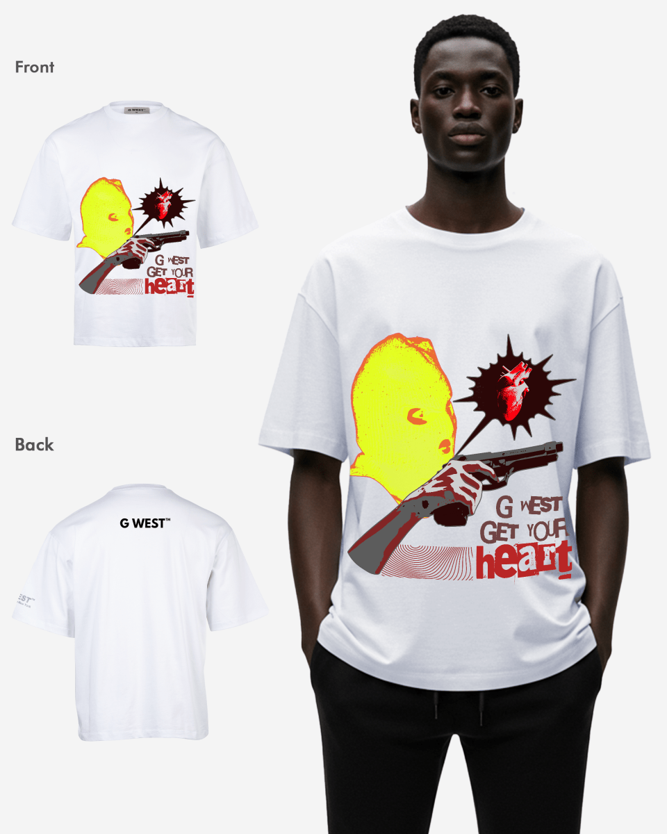 G WEST GET YOUR HEART OVERSIZED T-Shirt Mens G West