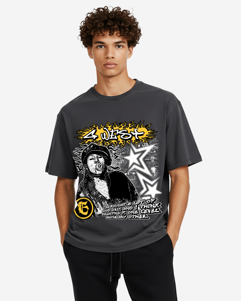G West Graffiti Heat Oversized Tee G West