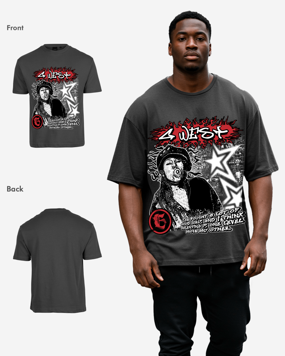 G West Graffiti Heat Oversized Tee G West