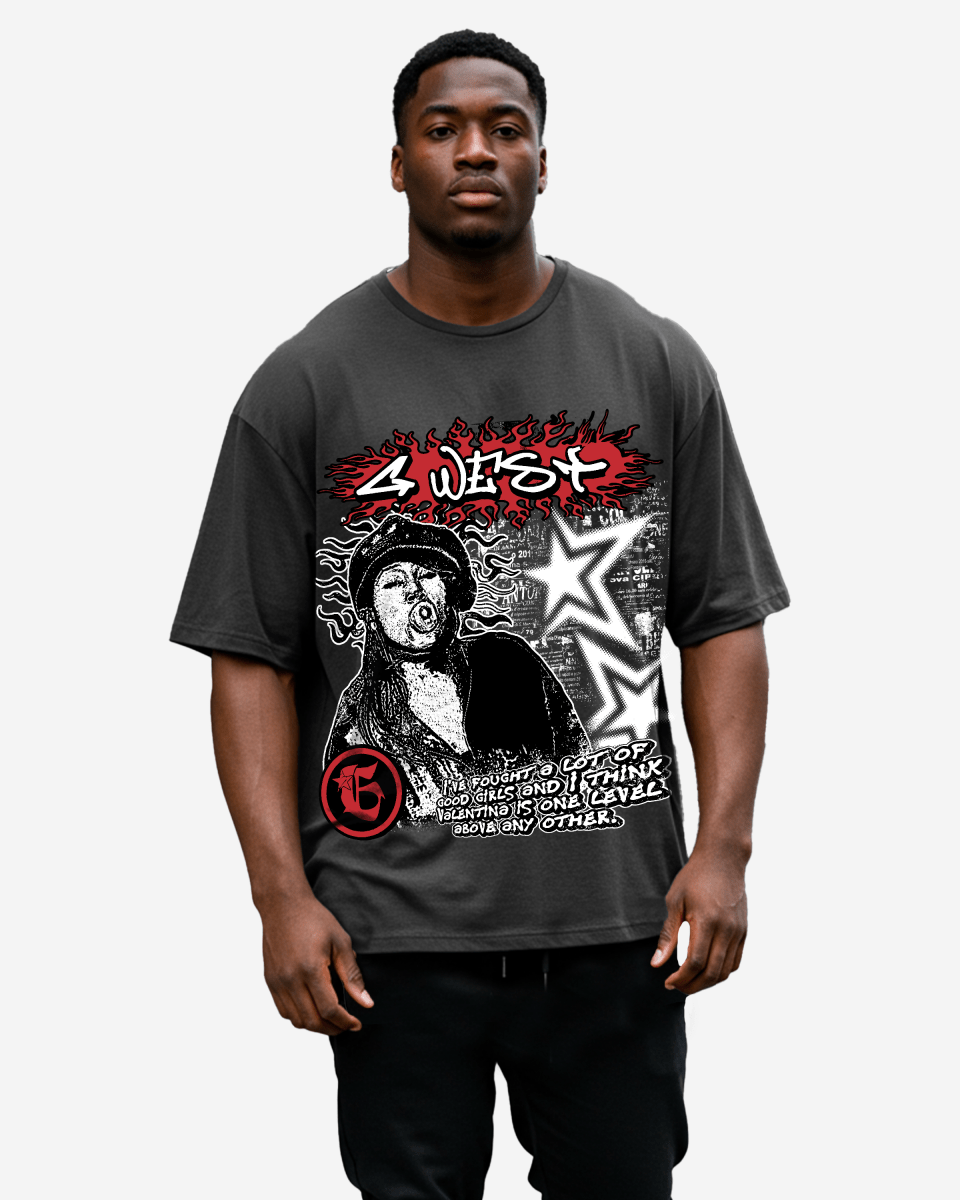 G West Graffiti Heat Oversized Tee G West