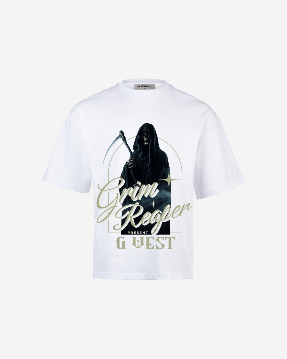 G WEST GRIM REAPER OVERSIZED T-Shirt Mens G West