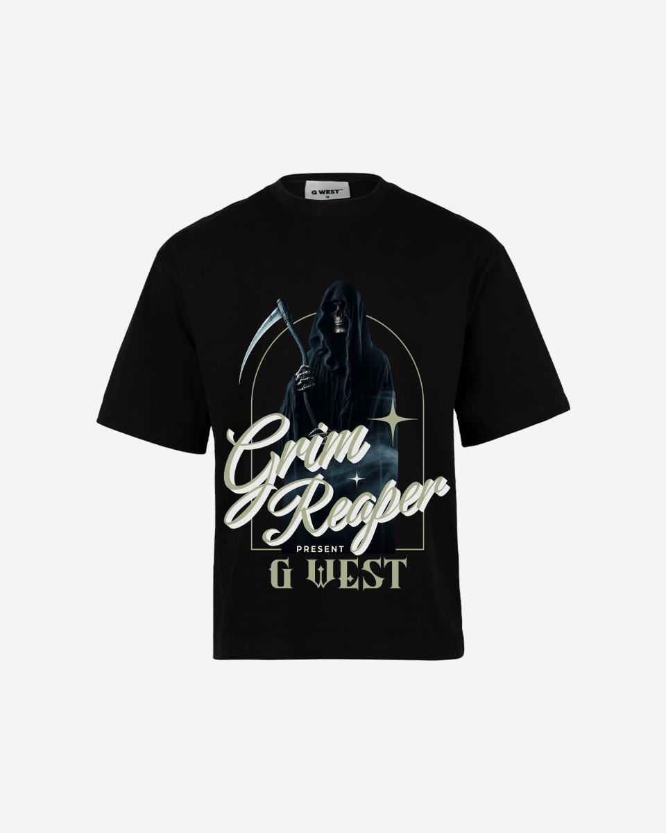 G WEST GRIM REAPER OVERSIZED T-Shirt Mens G West