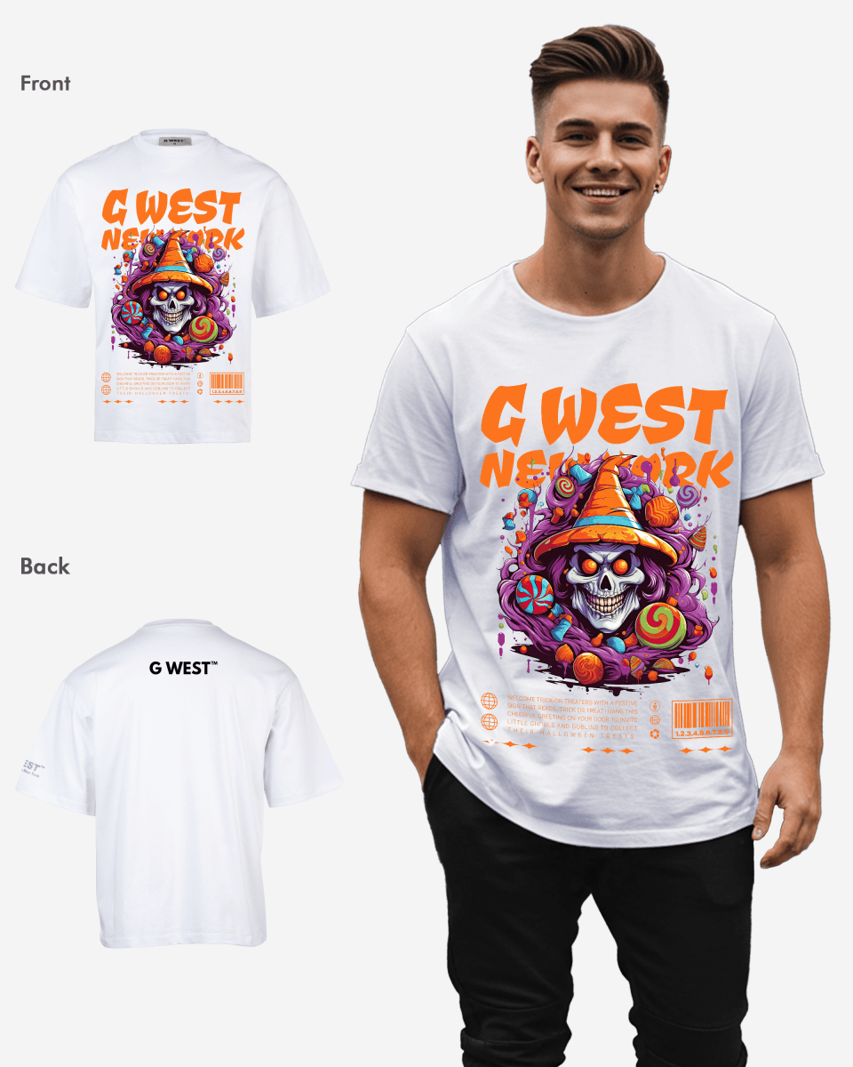 G WEST HALLOWEEN OVERSIZED T-Shirt Mens G West