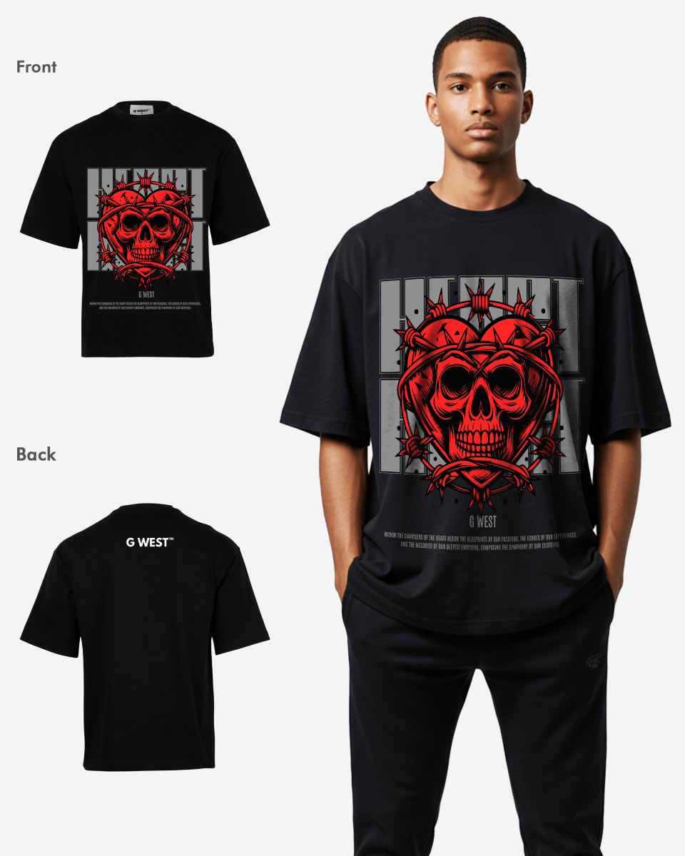 G WEST HEARTWIRED OVERSIZED T-Shirt Men G West