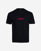 G West Mens Heavyweight Logo Wear Oversized T-Shirt G West