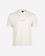 G West Mens Heavyweight Logo Wear Oversized T-Shirt G West