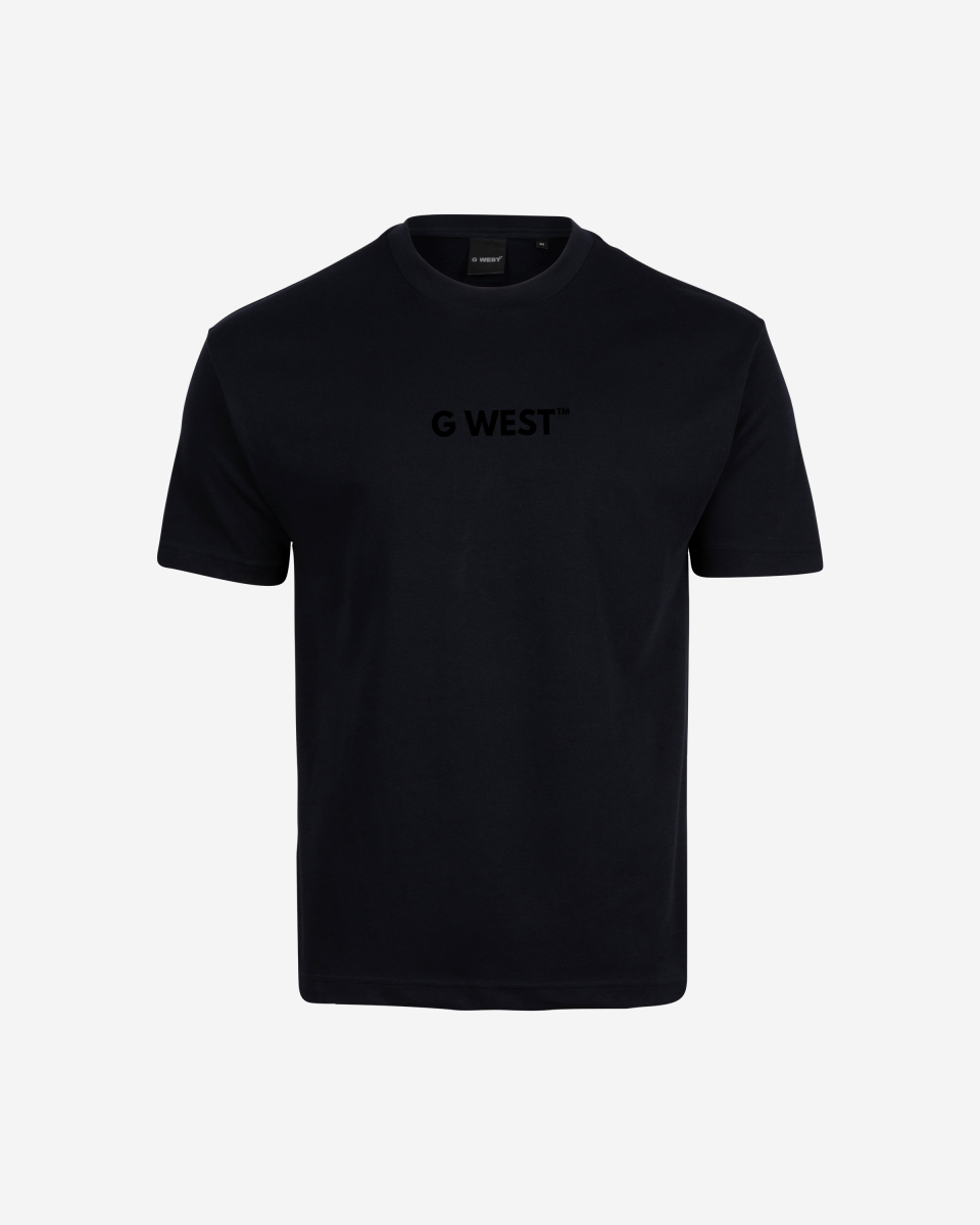 G West Mens Heavyweight Logo Wear Oversized T-Shirt G West