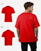 G West Mens Heavyweight Logo Wear Oversized T-Shirt G West