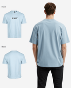 G West Mens Heavyweight Logo Wear Oversized T-Shirt G West