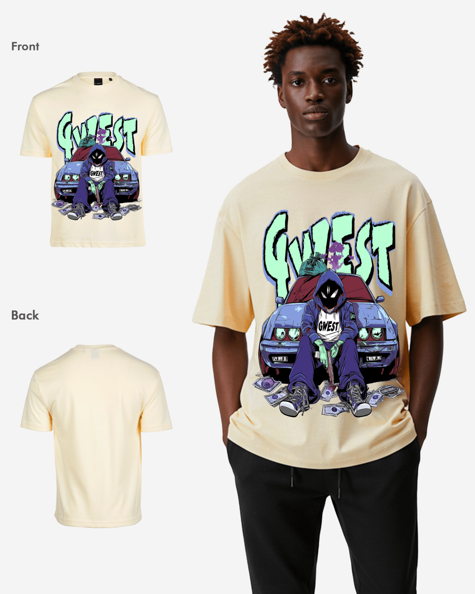 G-West G WEST HEIST Oversized T-Shirt Mens G West