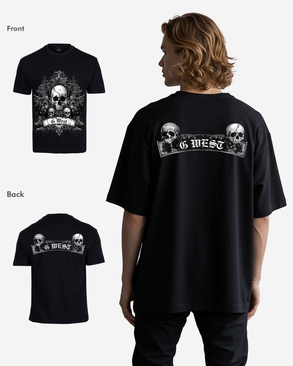 G West Mens Hell City Oversized Tee G West