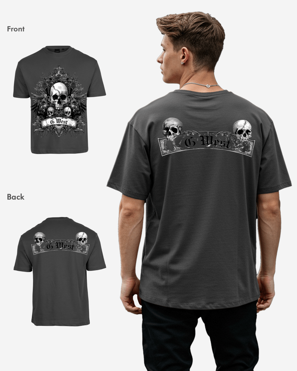 G West Mens Hell City Oversized Tee G West