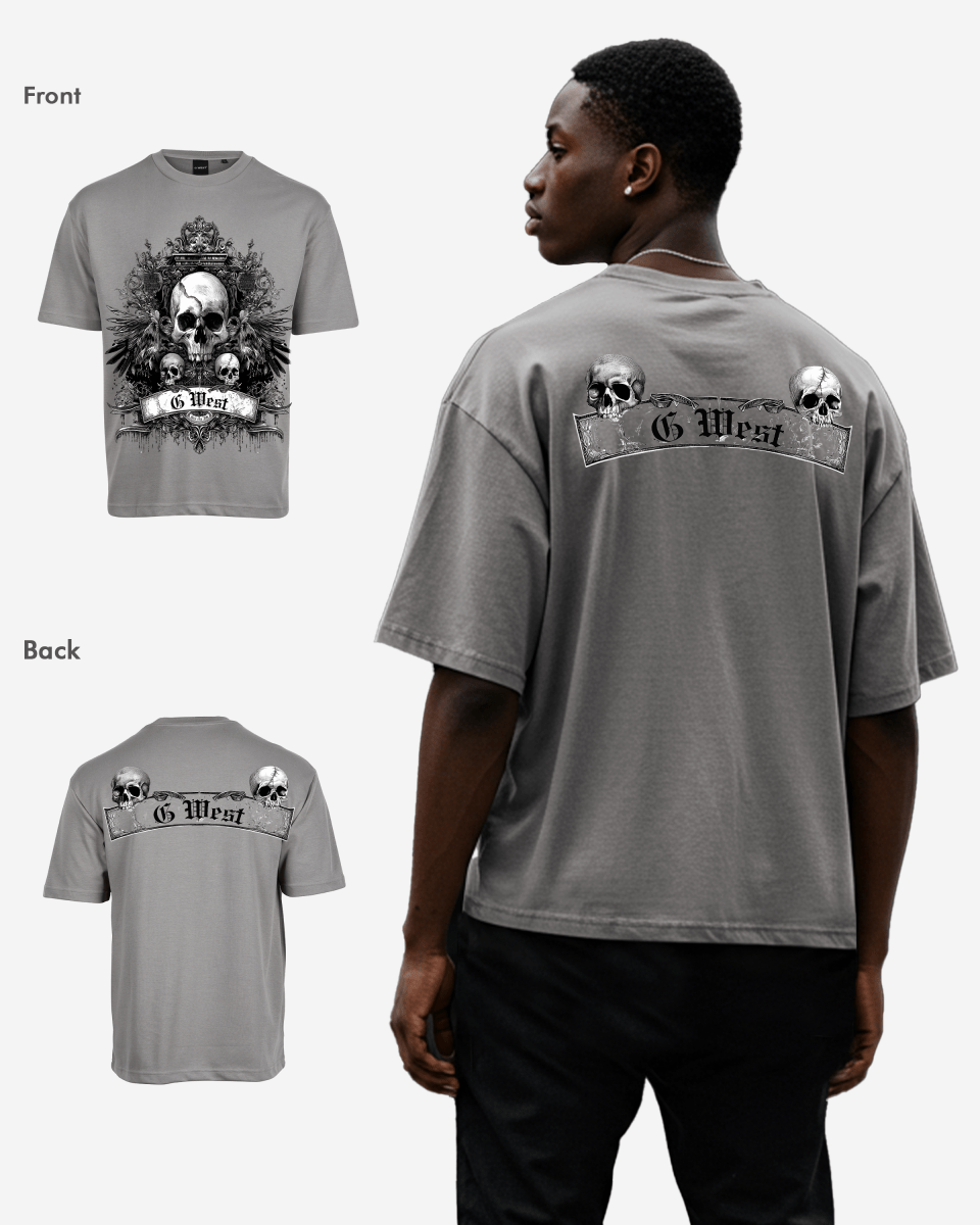 G West Mens Hell City Oversized Tee G West